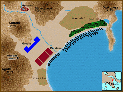 Η μάχη του Μαραθώνα-Σεπτέμβριος 490 π.Χ. 7cf13-1stphaseofbattlemarathon